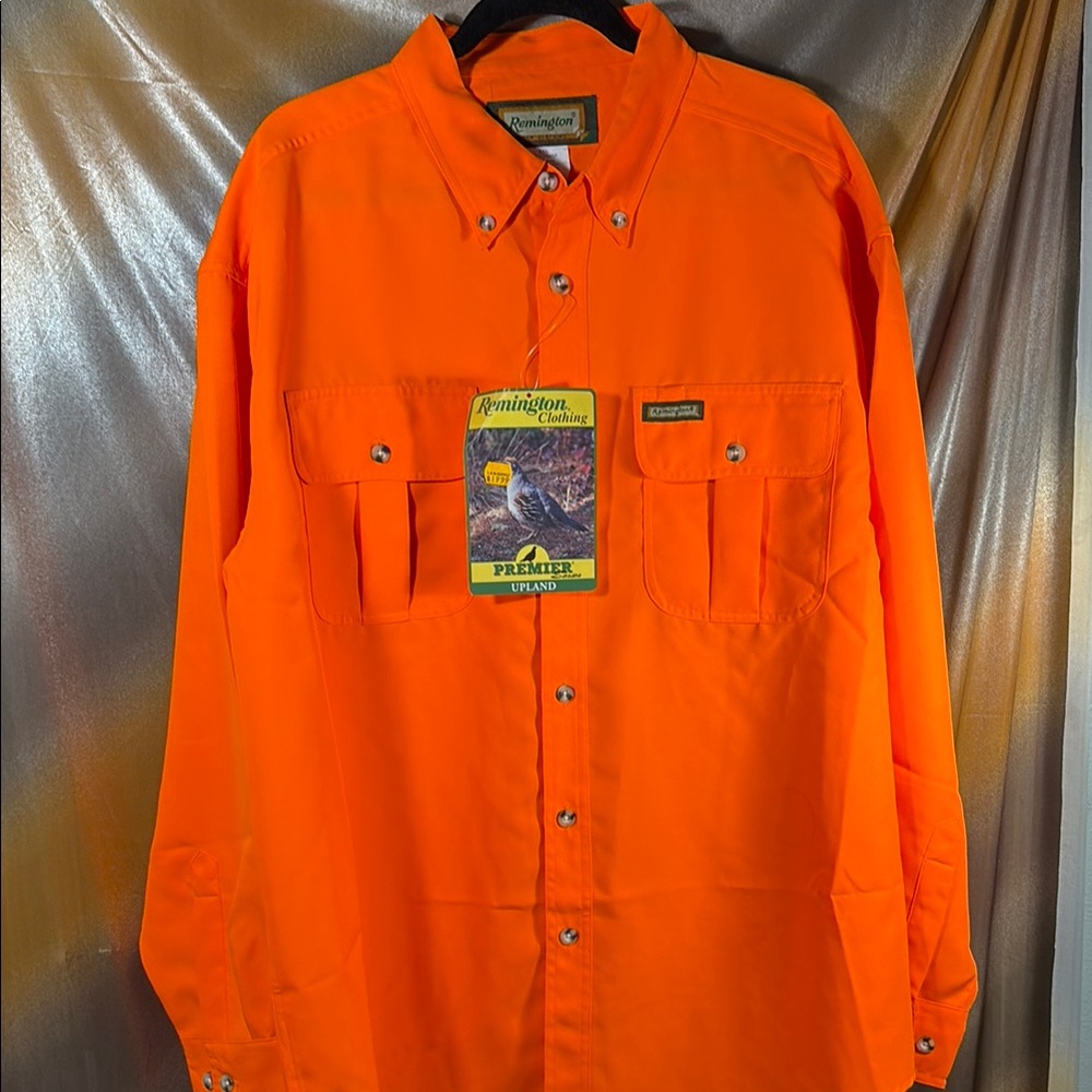 2XL Remington Vibrant Orange Hunting Shirt. NWT. 59”‎ chest A2